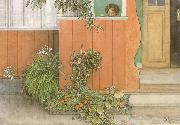 Suzanne on the Front Stoop Carl Larsson